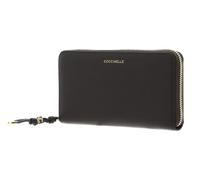 Coccinelle Pelle portafoglio Pansy Wallet Grained Leather Fango verde scuro