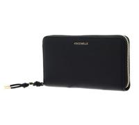 Coccinelle Pelle portafoglio Pansy Wallet Grained Leather Noir nero