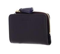 Coccinelle Pelle portafoglio Tassel Wallet Prune viola scuro