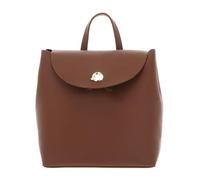 Coccinelle Pelle zaino Nikla Mini Bag Double Grainy Leather Cognac/Noir marrone