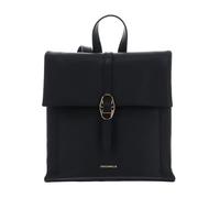 Coccinelle Pelle zaino per il tempo libero Dorian Backpack Grained Leather Noir nero