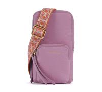 Coccinelle Pixie Borsetta porta cellulare viola, pelle di vacchetta grana, donna