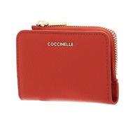 COCCINELLE porta carte di credito Metallic Soft Credit Card Holder Tangerine