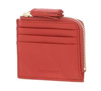 COCCINELLE porta carte di credito Tassel Credit Card Holder Grenadine Red
