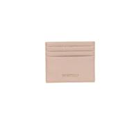 Coccinelle Portacarte di Credito Metallic Soft, 10 x 8,5 cm, Rosette, 6 Vani, Pelle