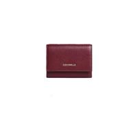 Coccinelle Portafoglio in Pelle, Linea Metallic Soft, 11,5 x 8 x 2 cm, Colore Ribes