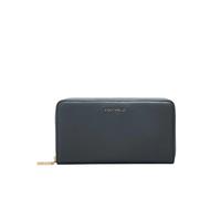 Coccinelle - Portafoglio in pelle zip around con porta monete Metallic Soft