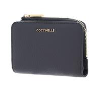 Coccinelle Pelle portafoglio Metallic Soft Wallet Stove grigio cadetto