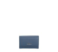 Coccinelle Pelle portafoglio Metallic Soft Wallet Grainy Leather Deep Blue