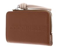 COCCINELLE portafoglio Myrtha Maxi Log Wallet Cognac / Rosette