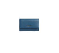 Coccinelle Pelle portafoglio Metallic Soft Wallet Grainy Leather Deep Blue