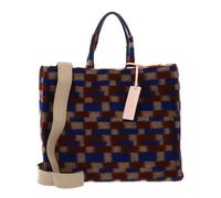 COCCINELLE Preppy Grained Leather Shopper M Multi Royal / Roy