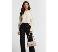 Coccinelle Dew Handbag Grained Leather Rosette