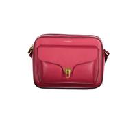 Coccinelle Red Leather Women Shoulder Bag