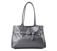Coccinelle Sabine Borsa a spalla Vera Pelle 36 cm grigio