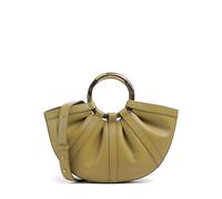 Coccinelle Shell Borsa a mano oliva, pelle a grana fine, donna