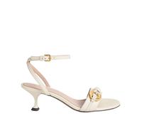 Coccinelle, ,Shoes ,Donna ,Bianco ,36 EU Smooth Leather Sandal