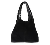 Coccinelle borsa shopper borsa a tracolla C-Easy Synthetic Fur Shopper Noir/Noir nero