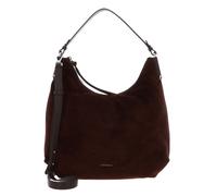 COCCINELLE Suede Handbag Grained Leather Brunette / Brunet
