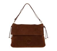 COCCINELLE Suede Le. / Smooth Le. Shoulderbag Cognac / Cognac