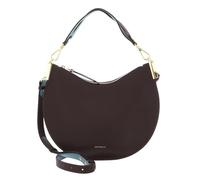 Coccinelle Sunup Handbag Double Grainy Leather Brunette/Arctic Blue