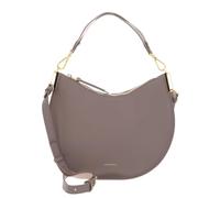 COCCINELLE Handbag Double Grainy Leather Warm Taupe / Rosette
