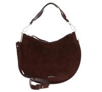 Coccinelle Sunup Handbag Suede Leather Brunette