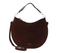 Coccinelle Sunup Handbag Suede Leather Brunette