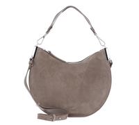 Coccinelle Sunup Handbag Suede Leather Warm Taupe