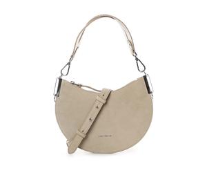 Coccinelle - Sunup Suede Shoulder Bag - - Bags - Donna - Beige - ONE SIZE