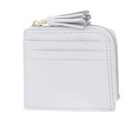 Coccinelle Tassel Credit Card Holder Brillant White