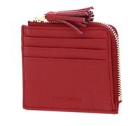 Coccinelle Tassel Credit Card Holder Cranberry