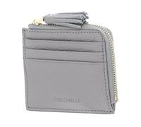 Coccinelle Tassel Credit Card Holder Light Grey