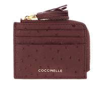 COCCINELLE Tassel Ostrich Credit Card Holder