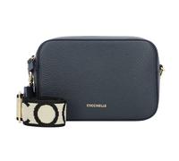 Coccinelle Tebe Borsa a tracolla Vera Pelle 18 cm blu