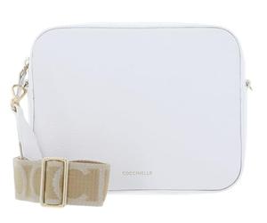 Coccinelle Tebe Crossover Bag M Brillant White