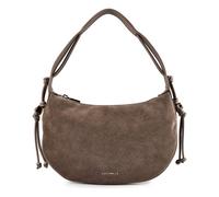 Coccinelle Thess Borsa a spalla Vera Pelle 29 cm grigio