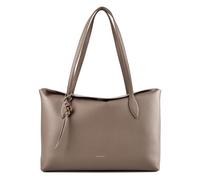 Coccinelle Thess Borsa a spalla Vera Pelle 45 cm grigio