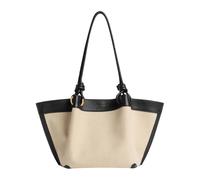 Coccinelle Finn Canvas Borsa a tracolla 25 cm beige