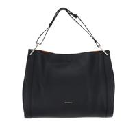 Coccinelle Wallace Shoulderbag Double Grainy Leather Noir/Cuir