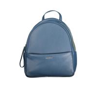 Coccinelle Nory M Zaino in Pelle, Deep Blue, 24 x 30 x 11 cm, Chiusura con Cerniera, Spallacci Regolabili, Donna