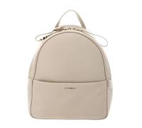 COCCINELLE zaino Nory Backpack Grained Leather Sandshell