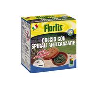 COCCIO CONTENITORE FLORTIS CON 10 SPIRALI ANTIZANZARE