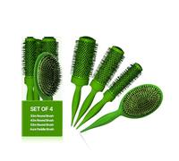 Spazzole COCCO Set Aura Tri-Lon Technology Brush 4pz Verde