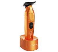 Cocco Hyperveloce Pro Trimmer Orange - tagliacapelli rifinitore | Motore BLDC brushless ad alta coppia, senza fili, design interamente in metallo, batteria agli ioni di litio
