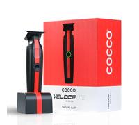 Cocco Veloce LITE - Tagliacapelli professionale da uomo, lama DLC, rasoio da barbiere senza fili con motore da 7000 giri/min, ricarica rapida USB-C, autonomia di 4 ore, rifinitore per barba e capelli