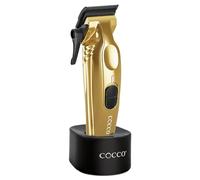 Cocco® Veloce Pro Clipper Collection: tagliacapelli di precisione per professionisti - lama conica in grafene Ambassador Digital Gap™, motore CC ad alta coppia, interamente in metallo, senza fili