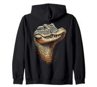Coccodrillo Alligatore Rettili Croc Alligatori Coccodrilli Felpa con Cappuccio