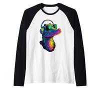 Coccodrillo Alligatore Rettili Croc Alligatori Coccodrilli Maglia con Maniche Raglan