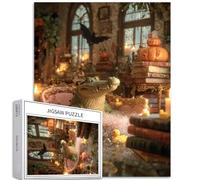 Coccodrillo che fa il bagno nella vasca da bagno 1000 pezzi puzzle per adulti Halloween bagno arte puzzle impegnativo giochi di attività familiari colorato fai da te puzzle per decorazioni domestiche